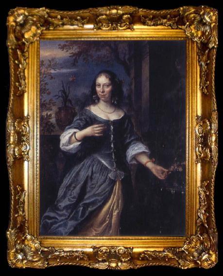 framed  Govert flinck Margaretha Tulp, ta009-2